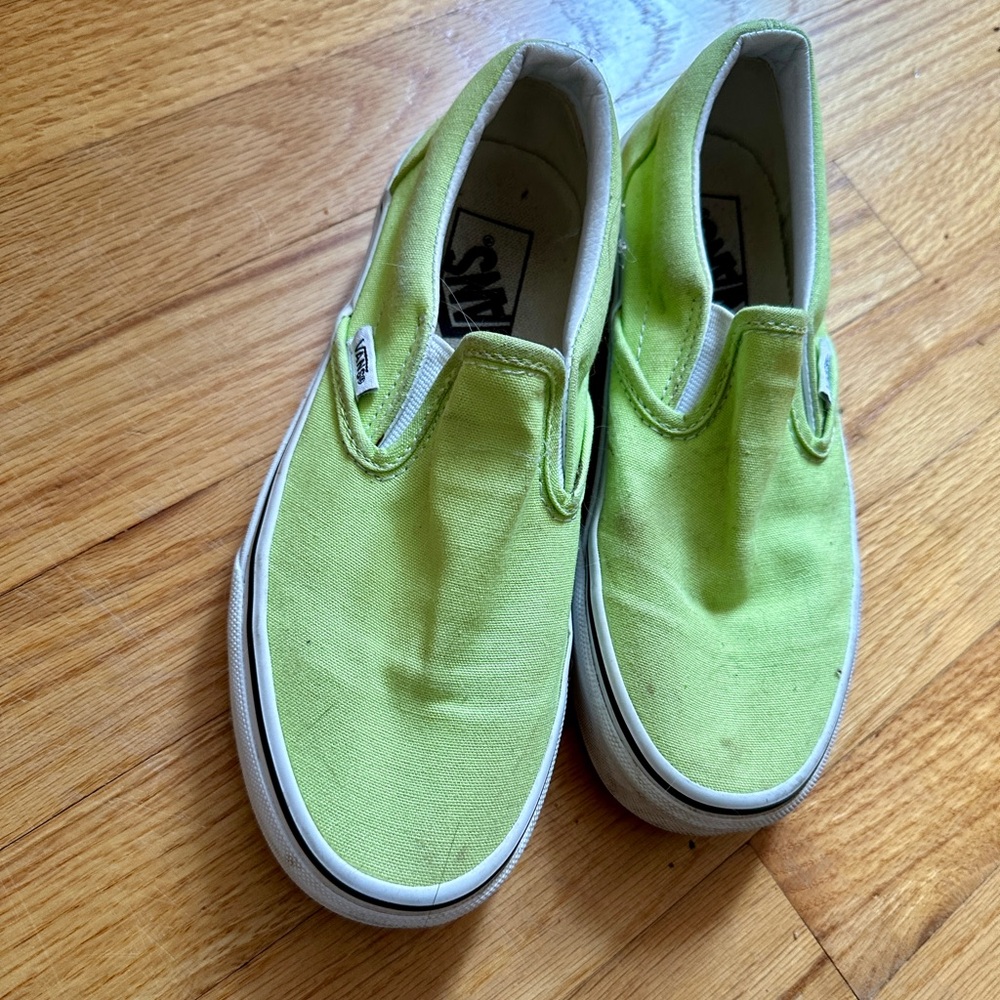 Vans Classic Slip-On Shoe Neon Green/Yellow